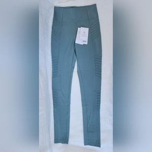 Athleta Delancey Moto Tight in Minimalistic Grey